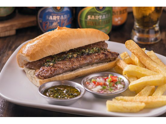 CHORIPAN + GUARNICIÓN O BEBIDA