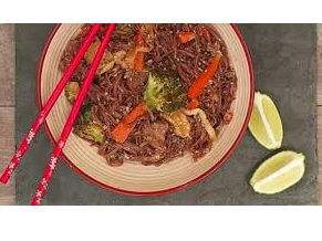 FIDEOS SOBA CON CARNE Y VERDURAS