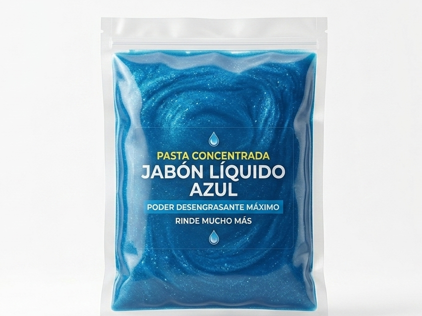 3.3 KG DE PASTA CONCENTRADA JABÓN LÍQUIDO PREMIUM RINDE 25 LITROS
