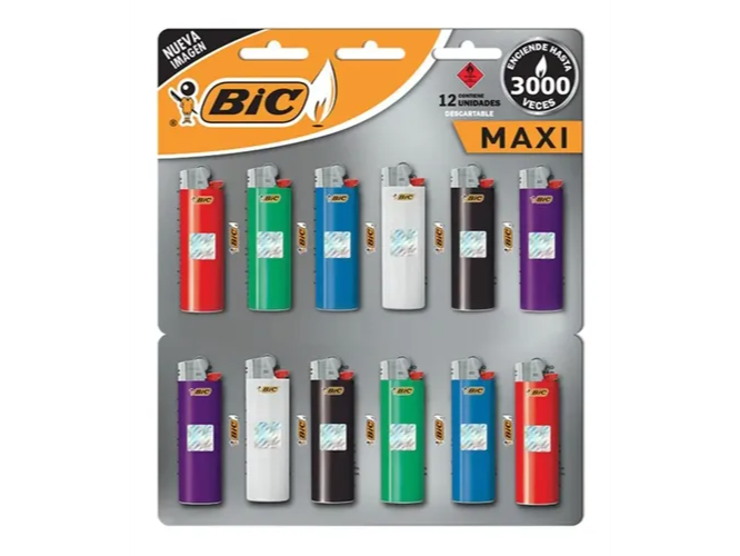 ENCENDEDOR MAXI BIC X 6