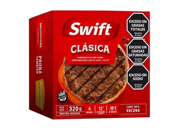Hamburguesa Clásica 18x4x80 g de Galuma Congelados