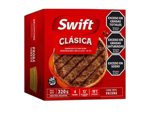 Hamburguesa Clásica 18x4x80 g de Galuma Congelados
