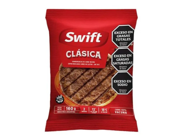 Hamburguesa Clásica 30x2x160 g