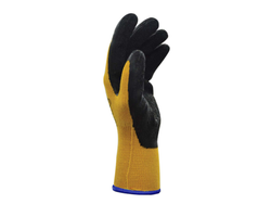 Guante Tejido, Talle 9 Sin Costura G10 Recubierto en Látex Negro Rugoso X 12uni DPS89094