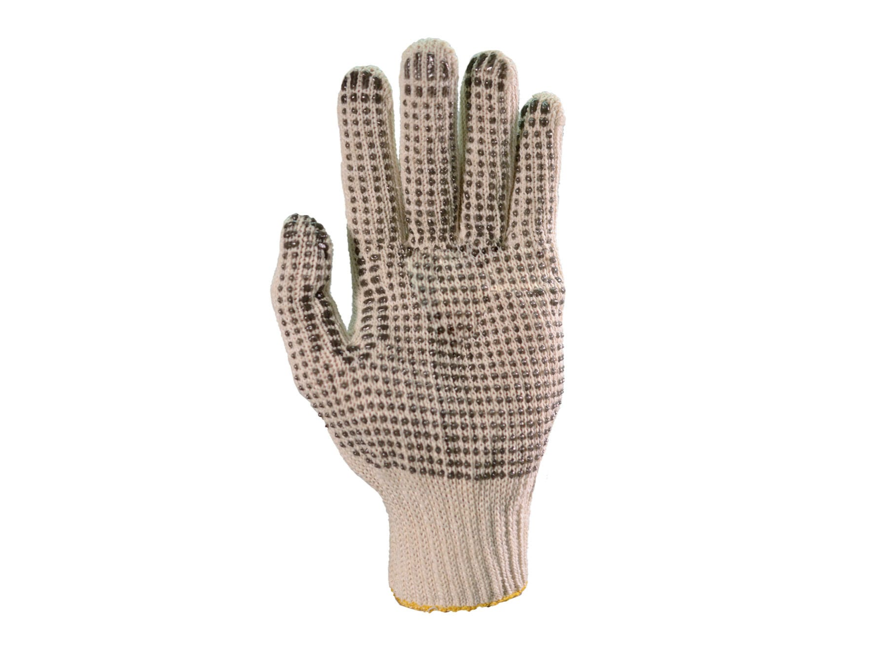 Guante Sin Costura Algodón Natural Moteado Talle 8 Economico x 12uni DPS811093E