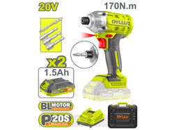 Atornillador de Impacto 1/4 20V 170 Nm TCD2512-4