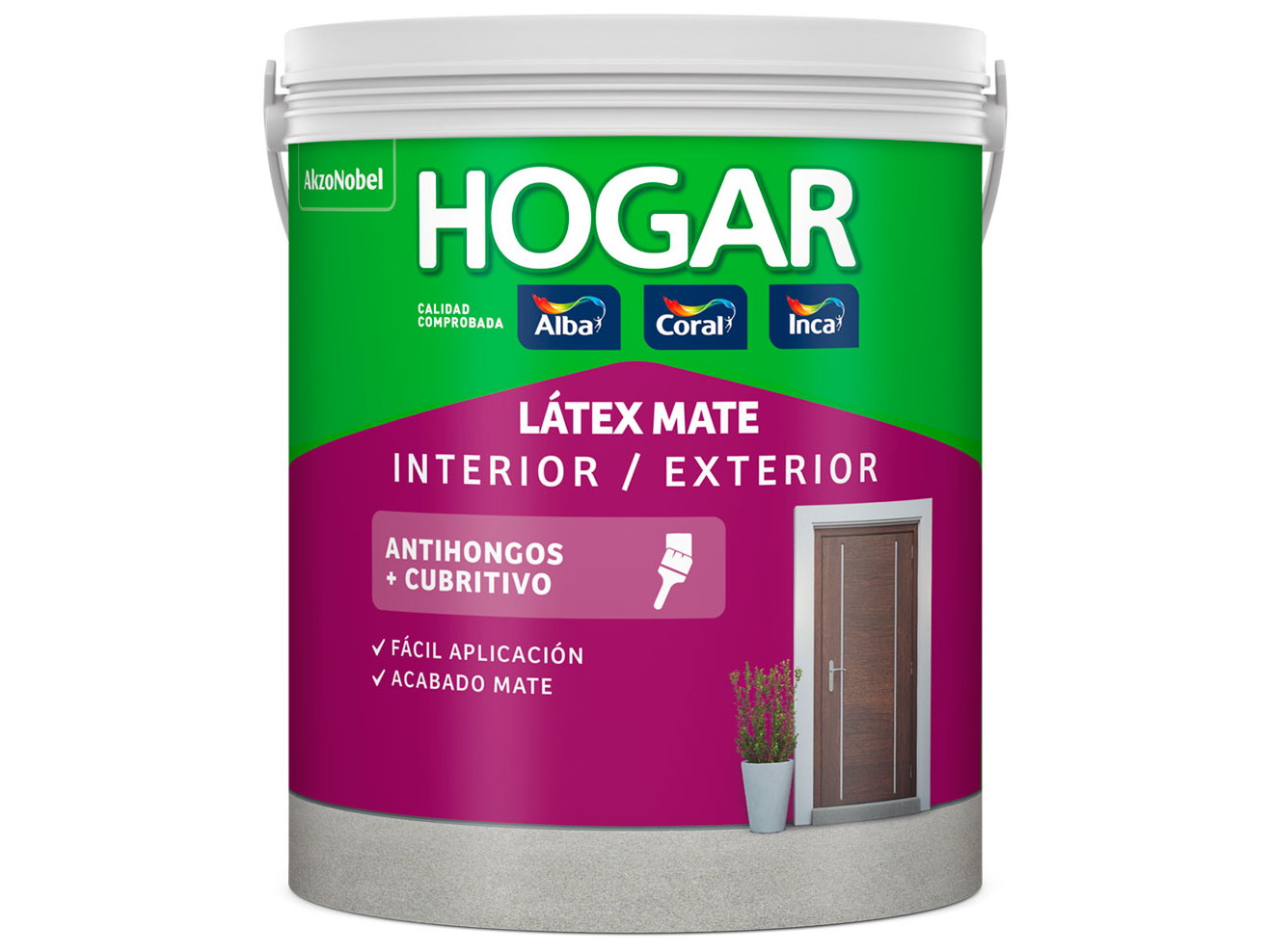 Hogar Latex Exterior y Interior Blanco
