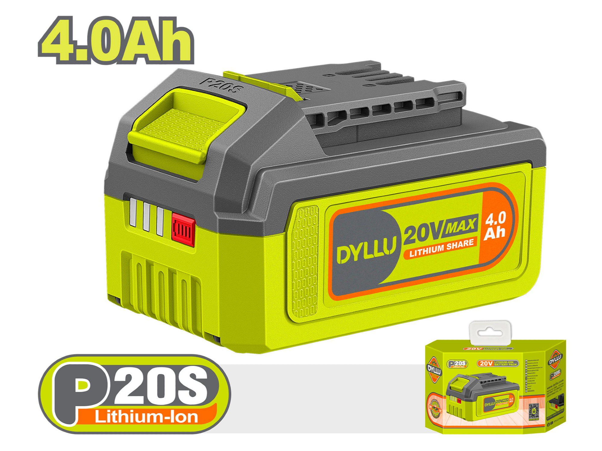 Bateria 20V 4 Ah.  DTLBP540