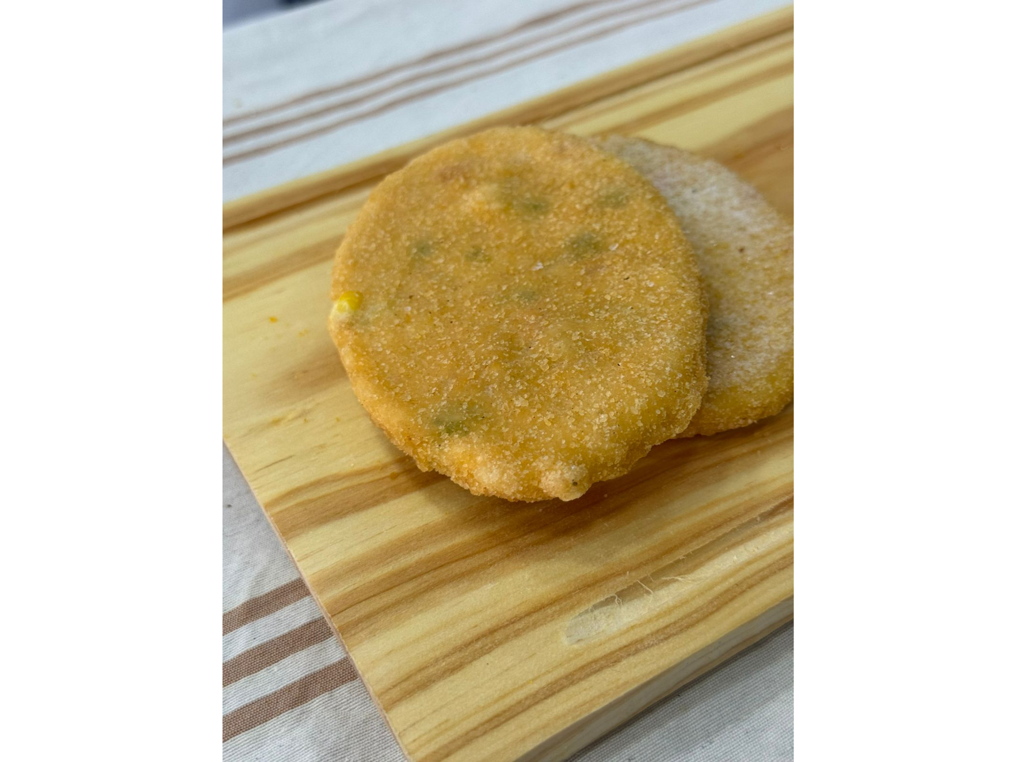 Milanesa de vegetales y arroz