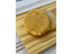 Milanesa de vegetales y arroz