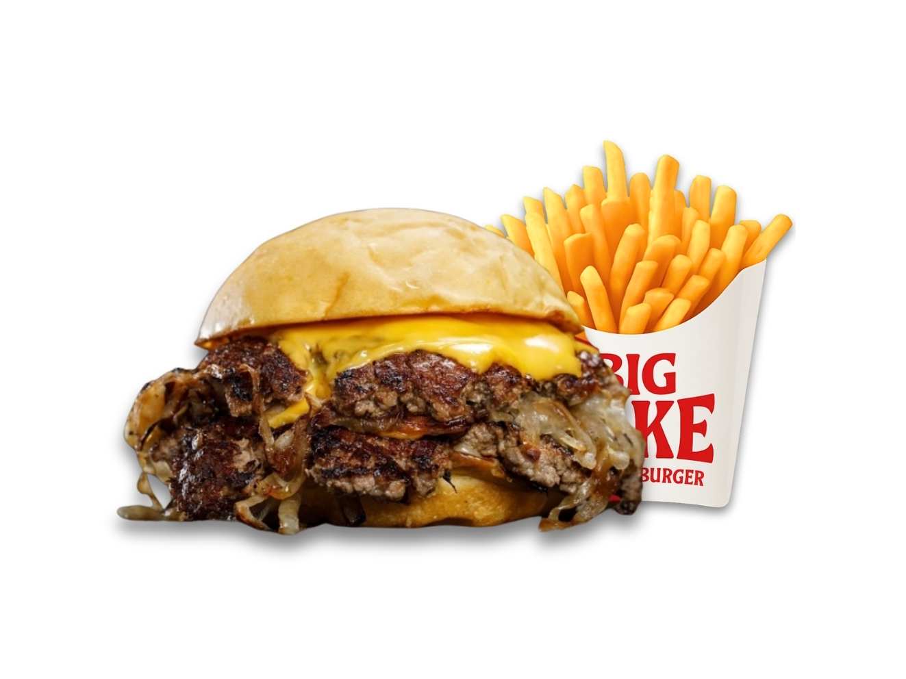 Oklahoma Smash + Papas Fritas