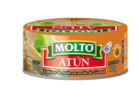 Lomito atún molto aceite y agua 170g