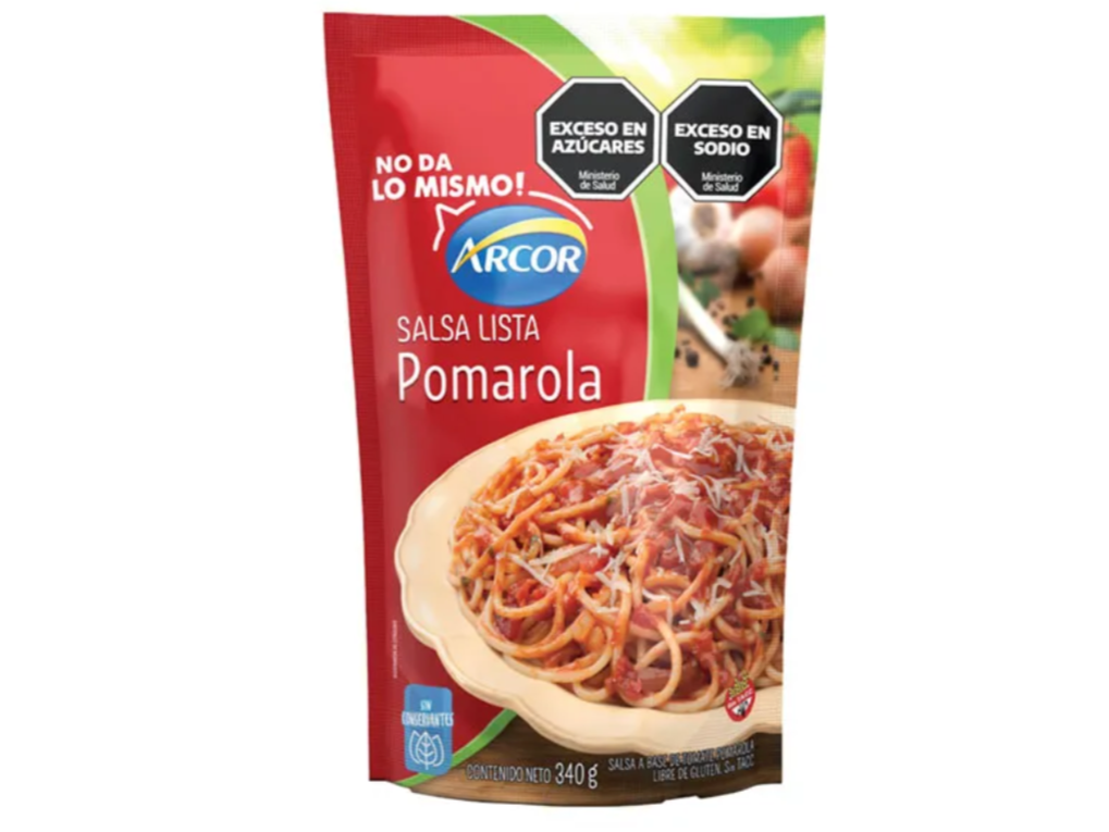 Salsa lista arcor pomarola 340g