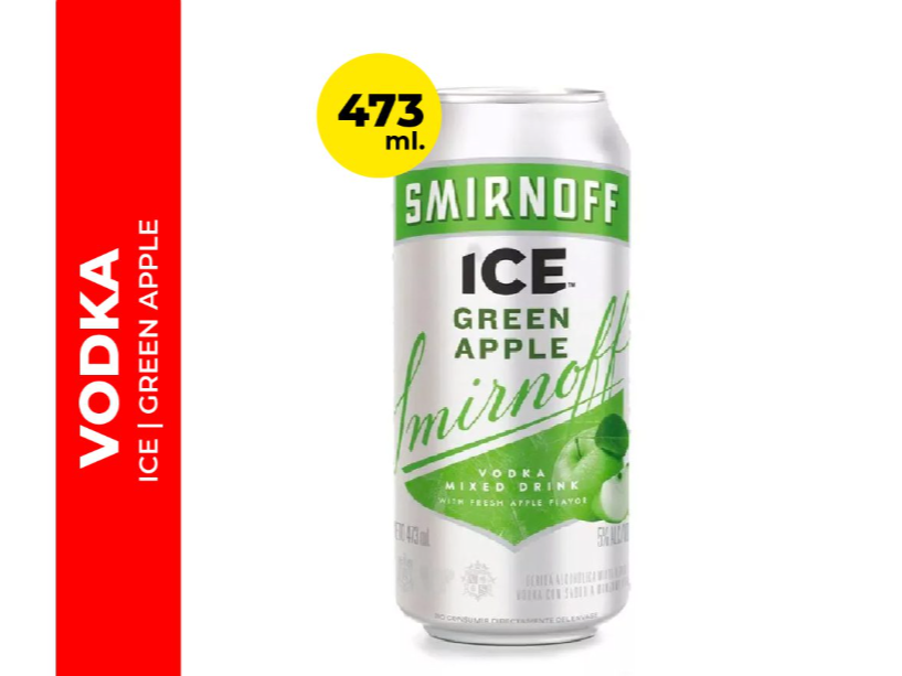 Smirnoff manzana lata 473ml