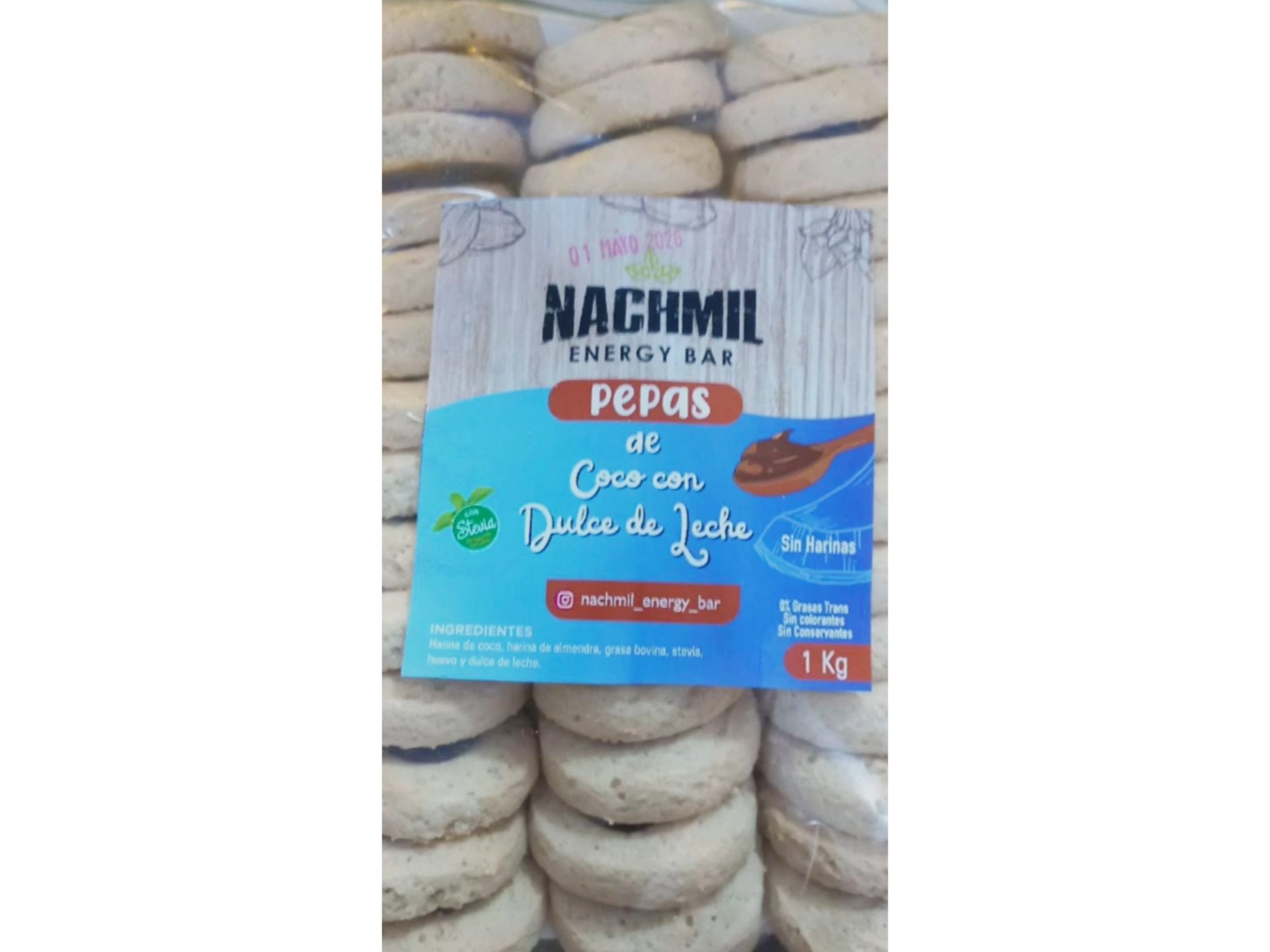 Pepas de Coco con Dulce de Leche
