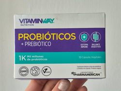 Probioticos + Prebioticos x 30caps. Vitamin way