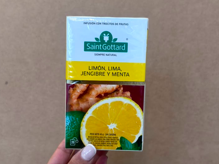 Limon, Lima, Jengibre y menta