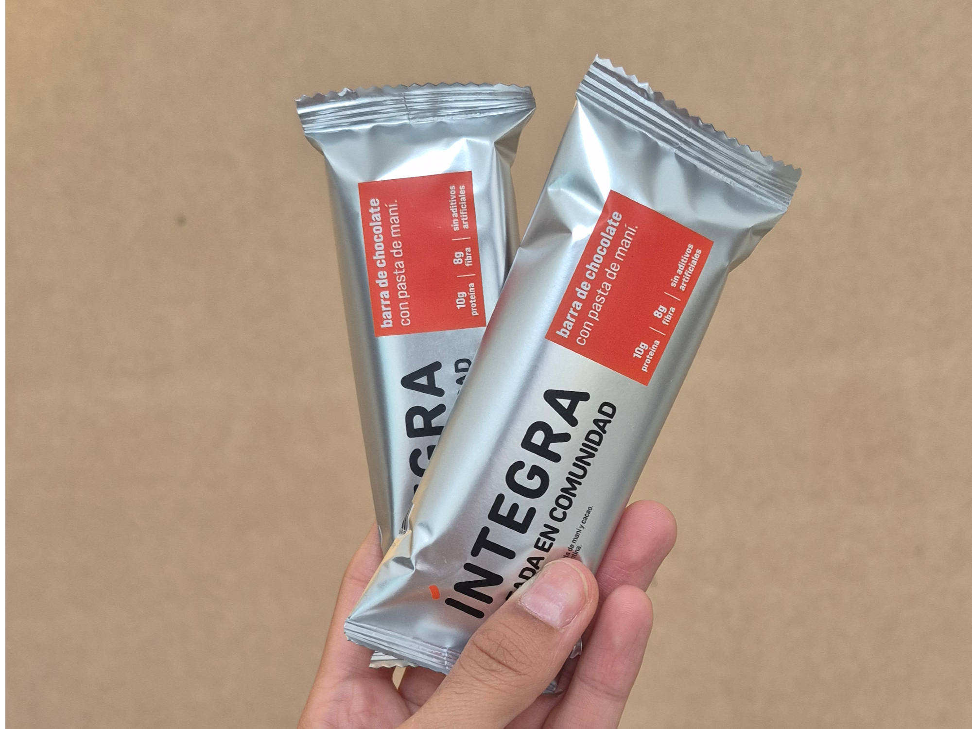 Barrita de CHOCOLATE con pasta de mani