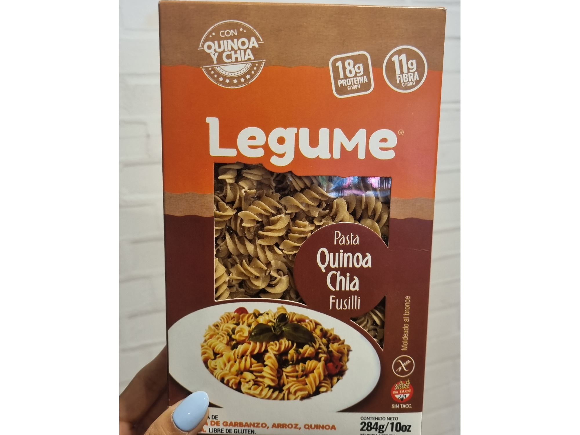 Fideos Legume  Quinoa y chia