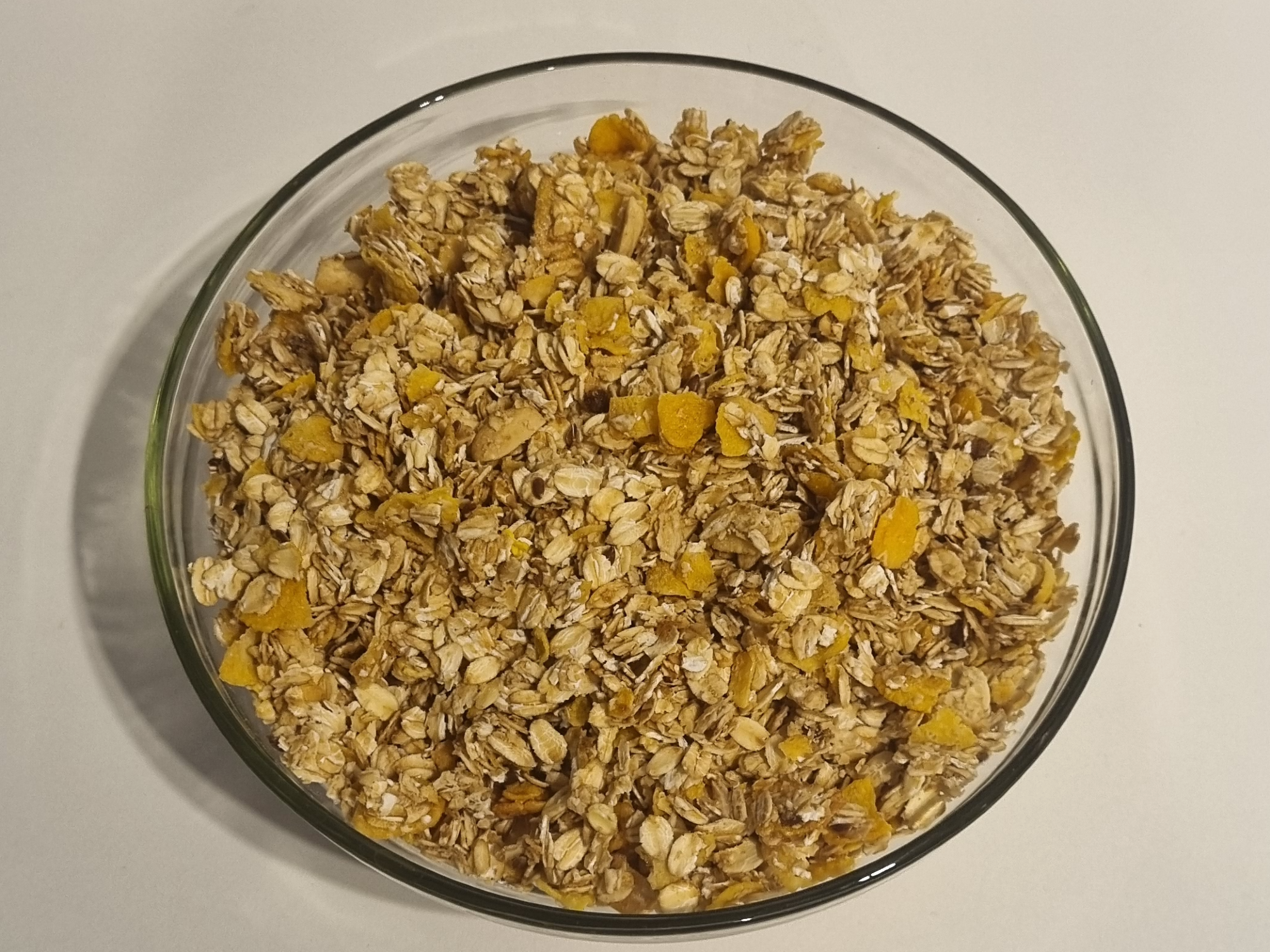 Granola con coco y manzana