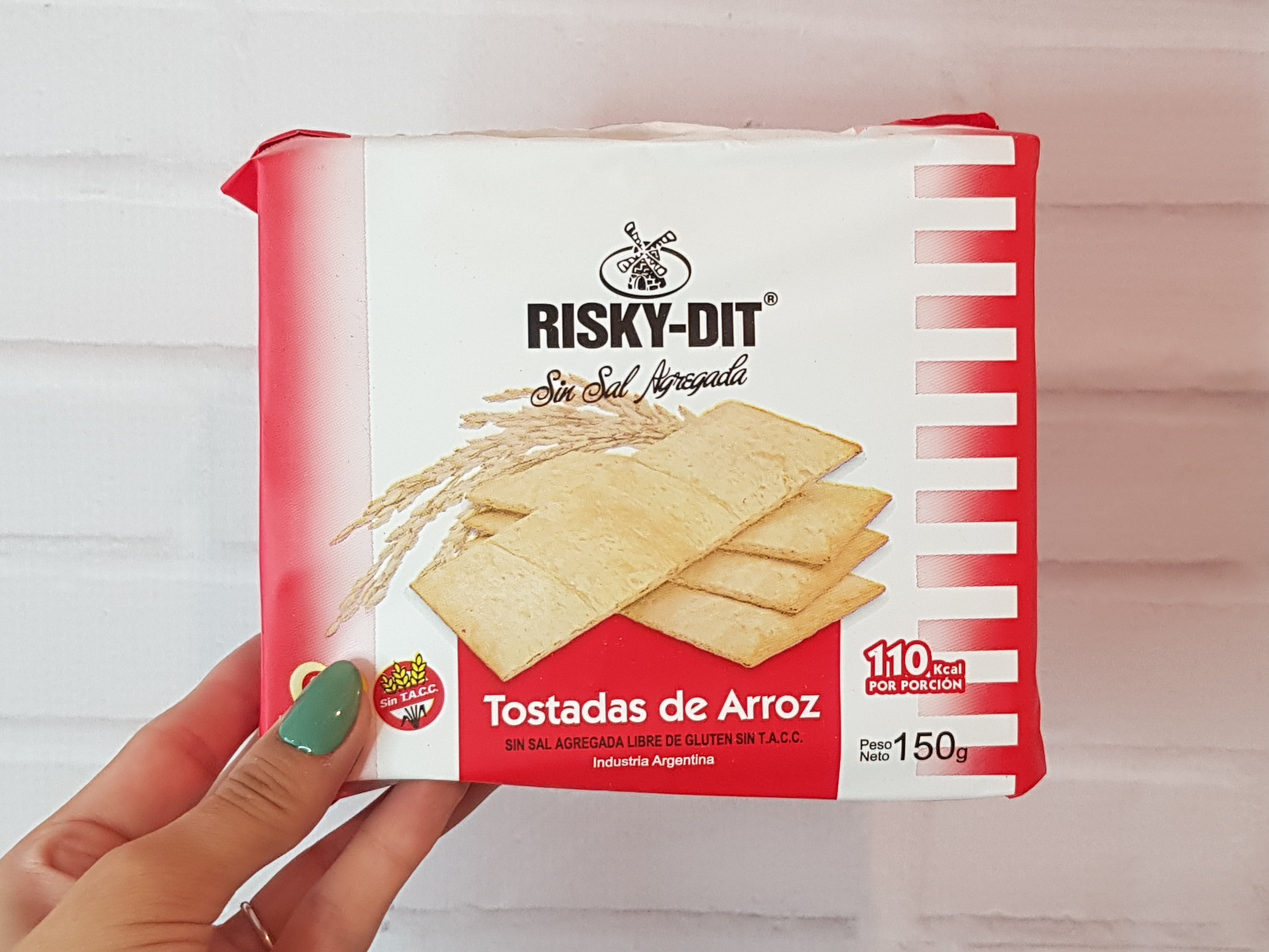 Tostadas de arroz Risky dit sin sal