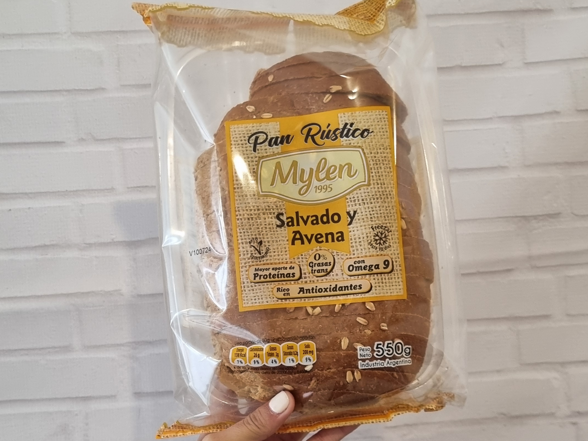 Pan Mylen salvado y avena