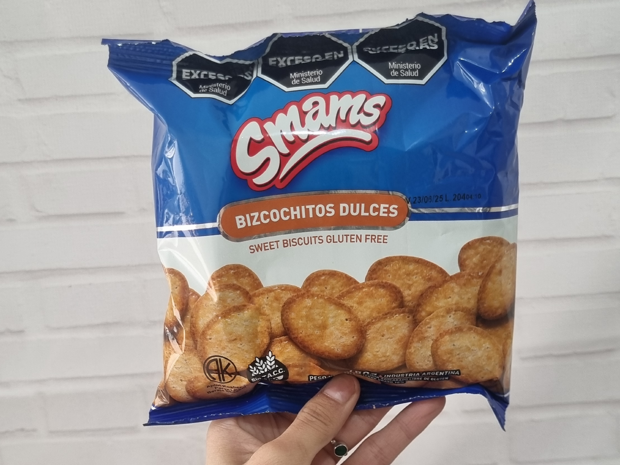 Bizcochos dulces Smams (materitas)