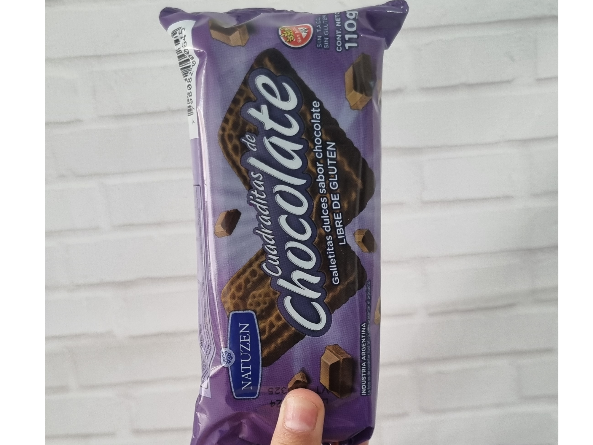 Cuadraditas chocolate Natuzen