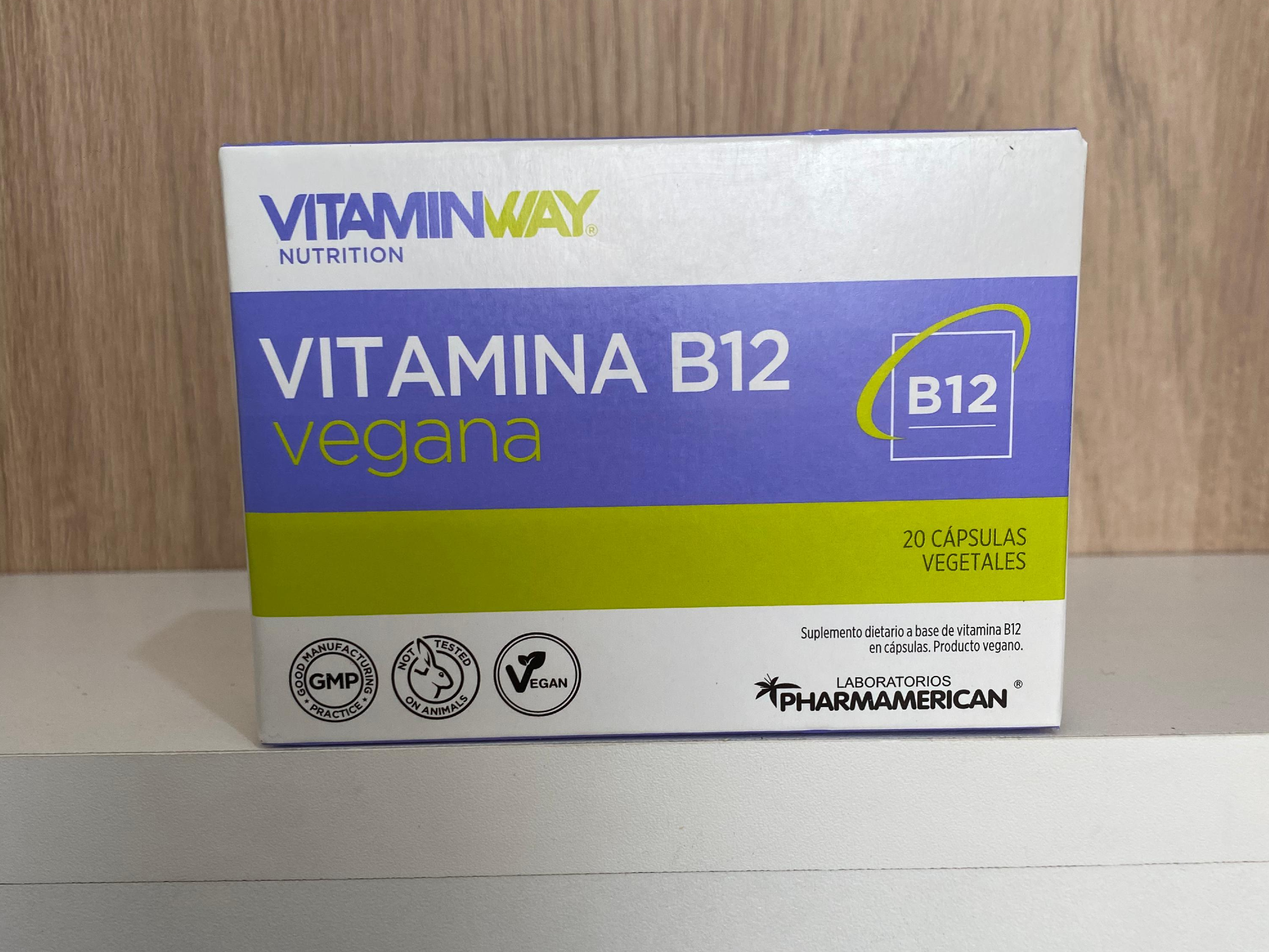 Vitamina b12 vegana x20 caps. Vitamin way