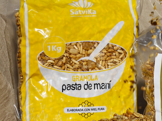 Granola con pasta de maní X 1 KILO