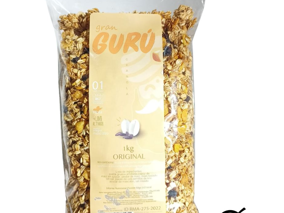 Granola sin pasas X 1 KILO