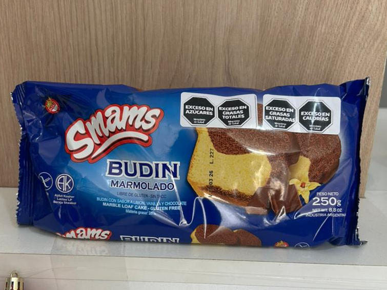 Budin Smams marmolado Sin TACC