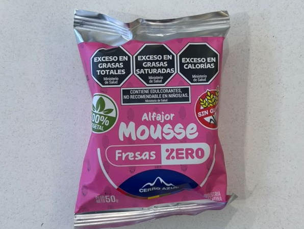 Alfajor Mousse frutilla sin azucar (Copia)