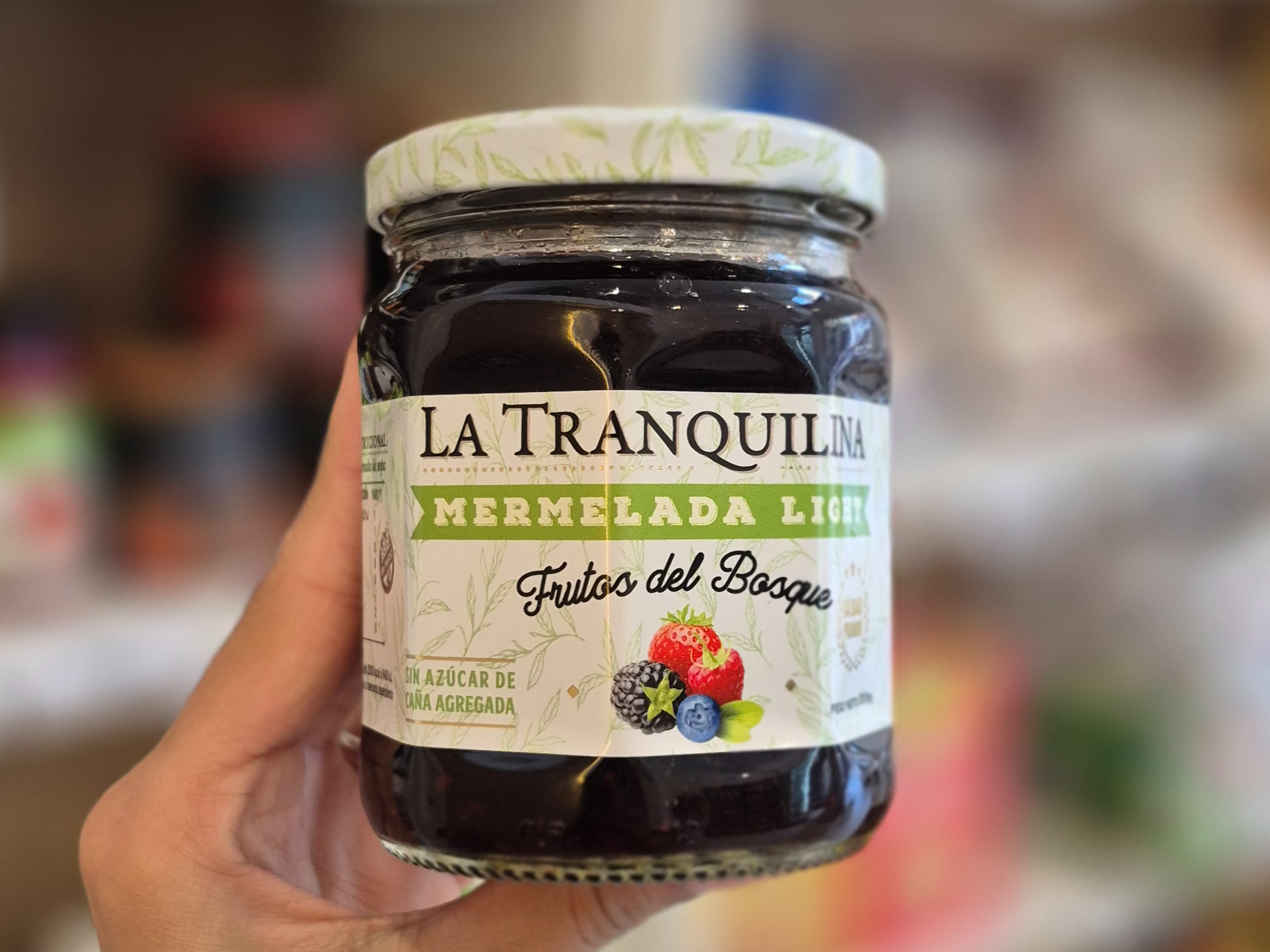 Mermelada sin azucar Frutos del bosque