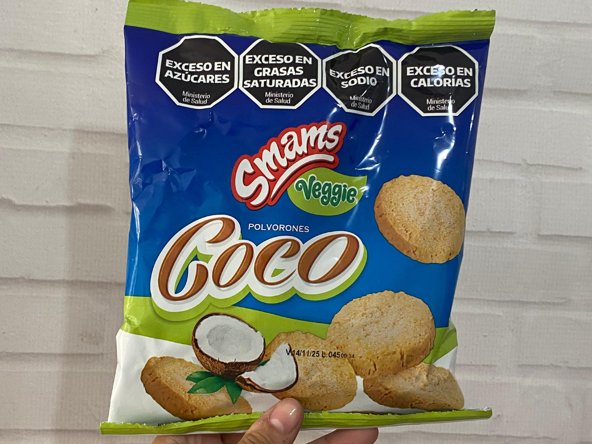 Galletas coco Smams veggie