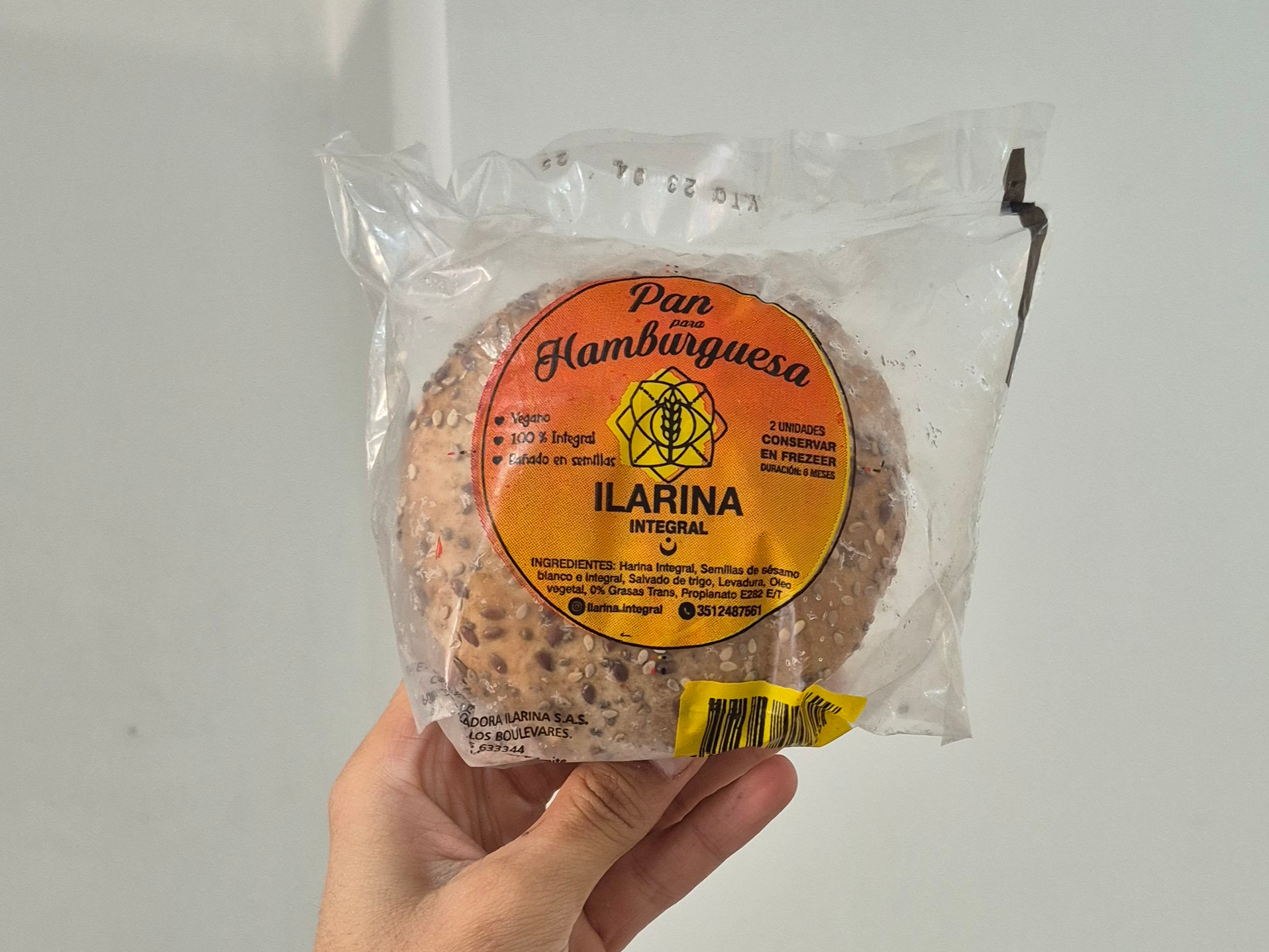 Pan hamburguesa x2 Ilarina