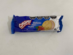 Galletas rellenas frutilla Smams