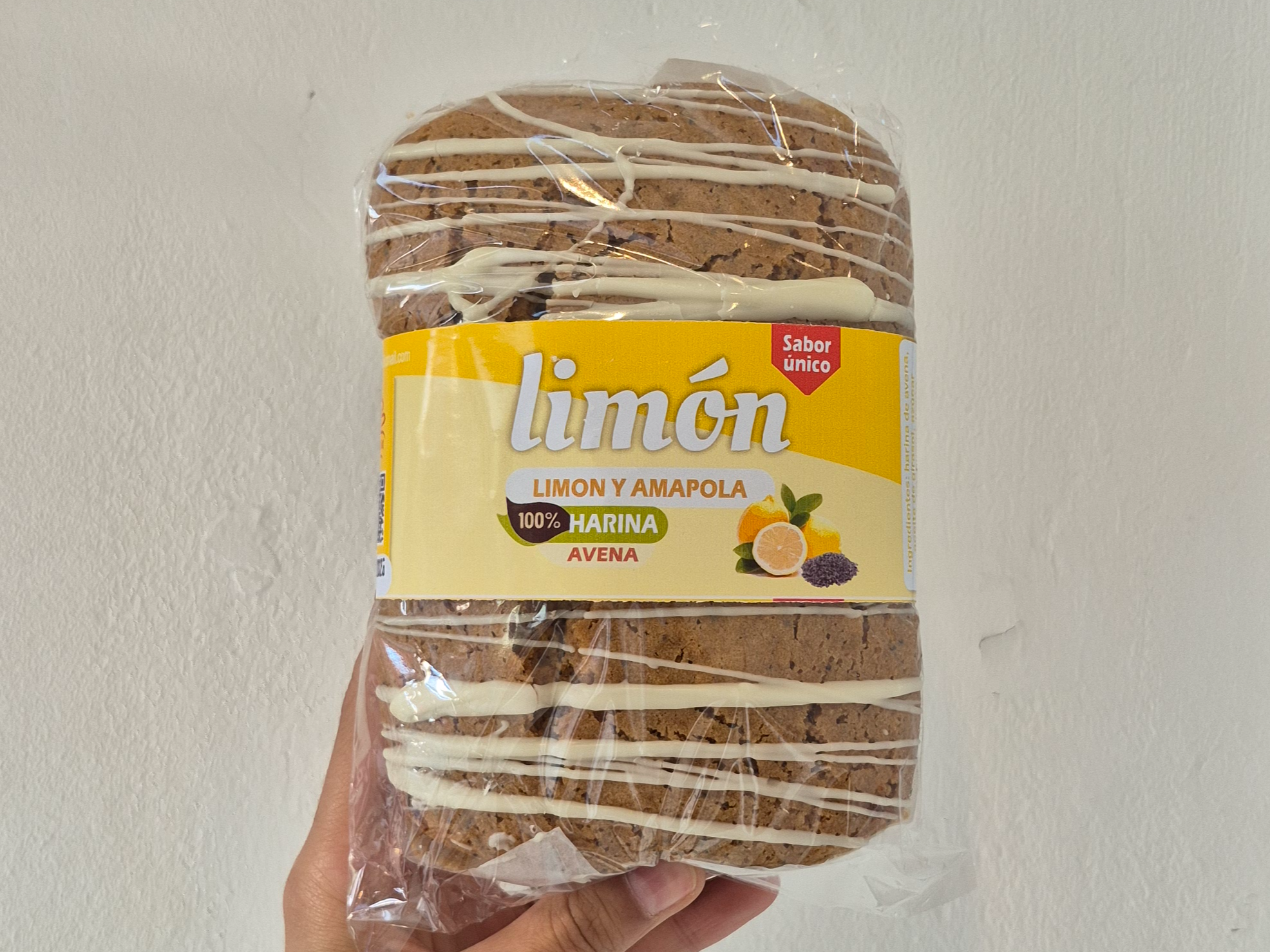 Budin Acacia Limon y amapolas
