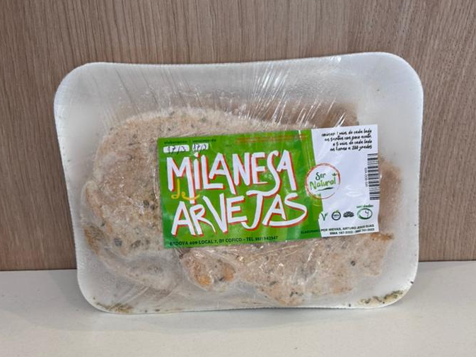 Milanesas de arvejas Ser natural