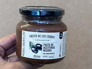 Pasta de aceitunas negras