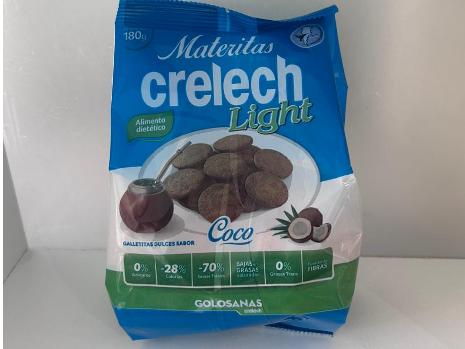 Galletas Crelech sin azúcar coco