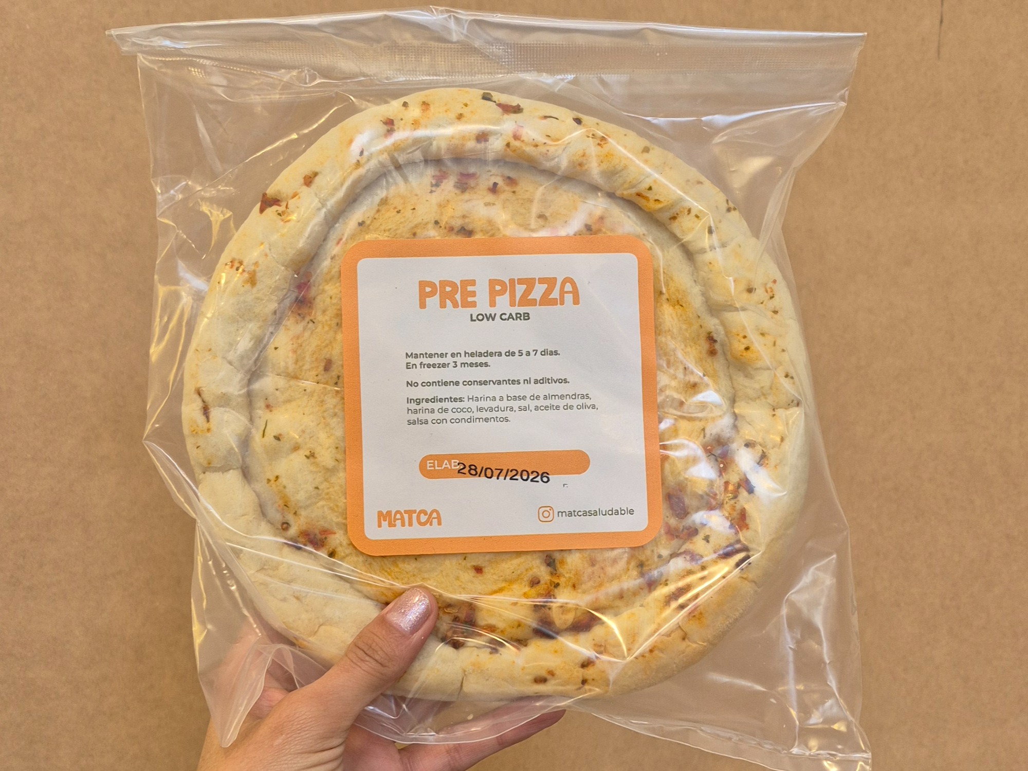 Pre pizza low carb