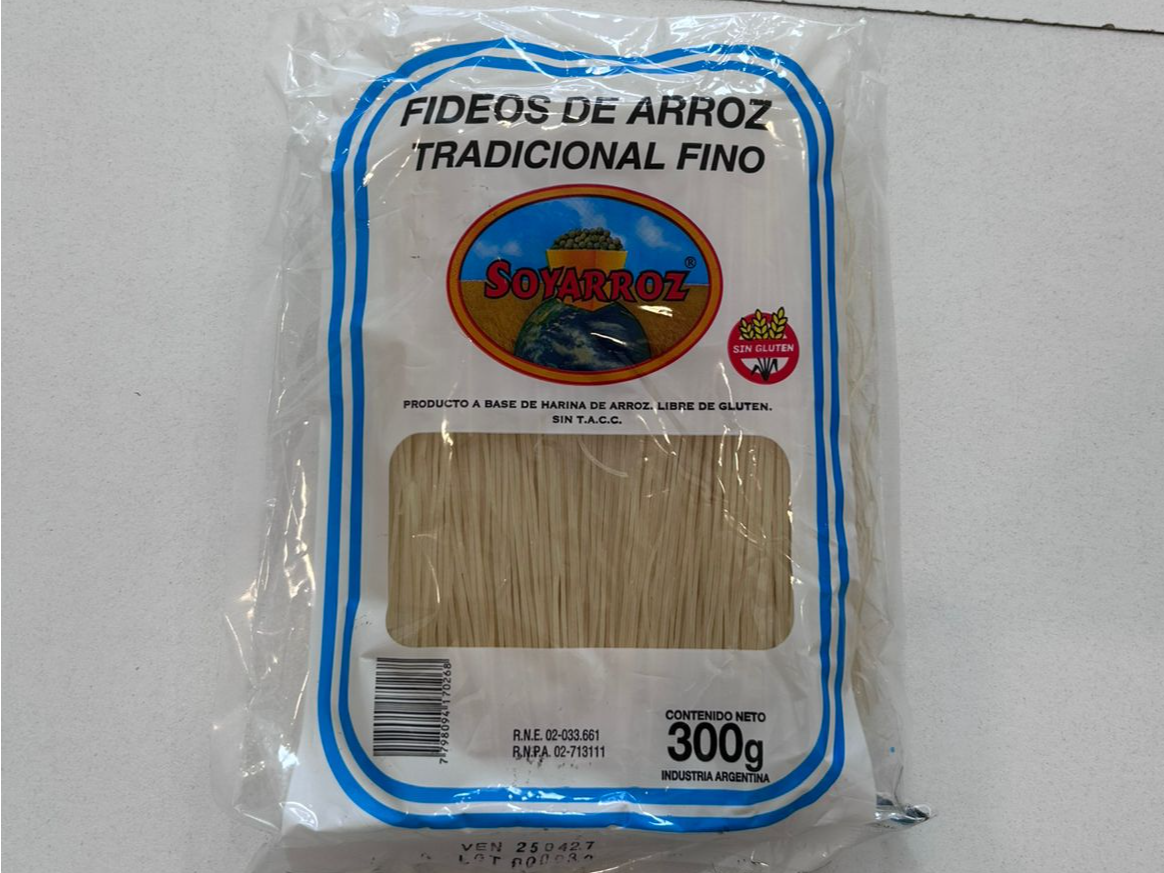 Fideos de arroz Soy arroz tradicional fino