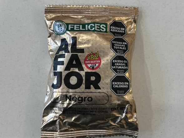 Alfajor felices las vacas negro