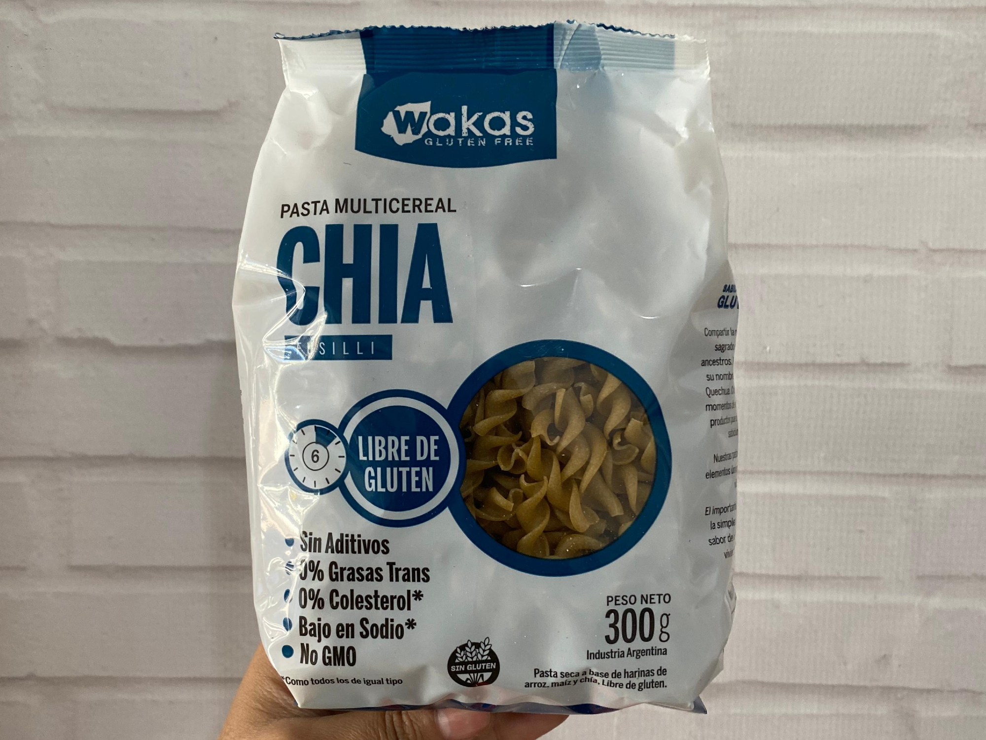 Fideos Wakas chia