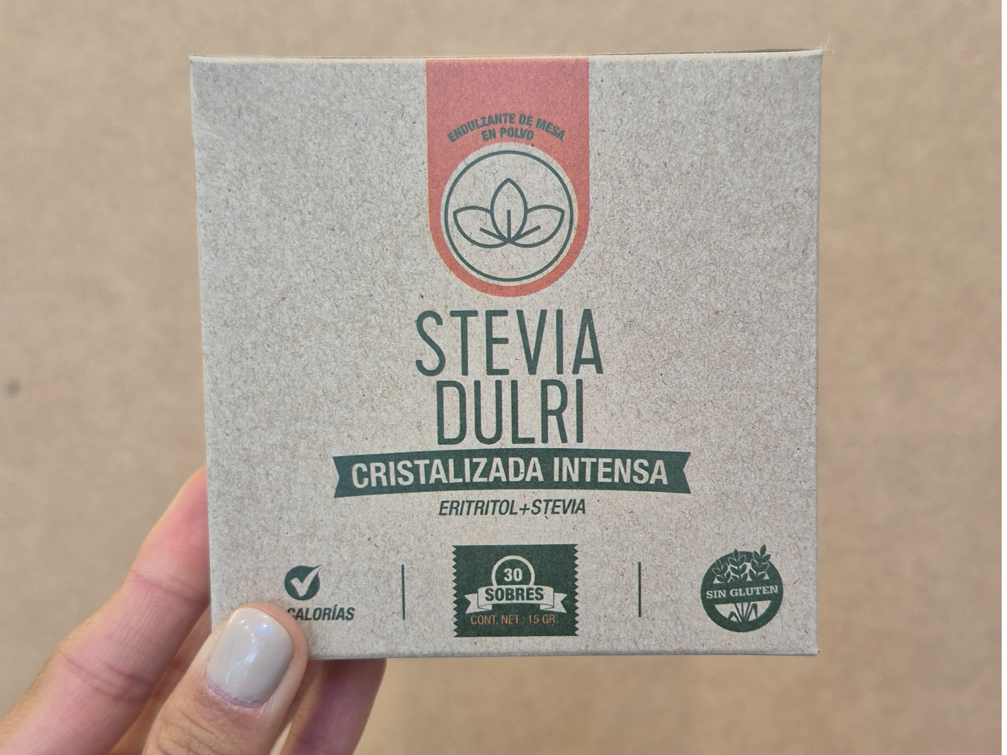 Stevia + Eritritol 30 sobres Dulri