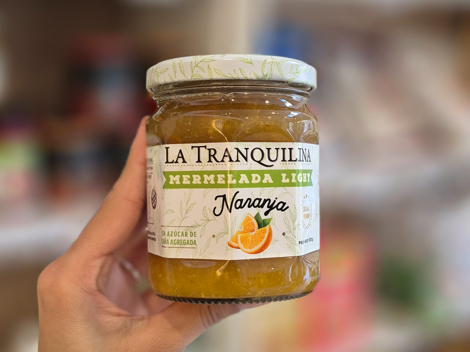 Mermelada sin azucar naranja