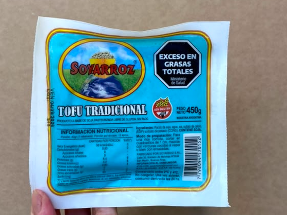 Tofu Soy arroz x 450g