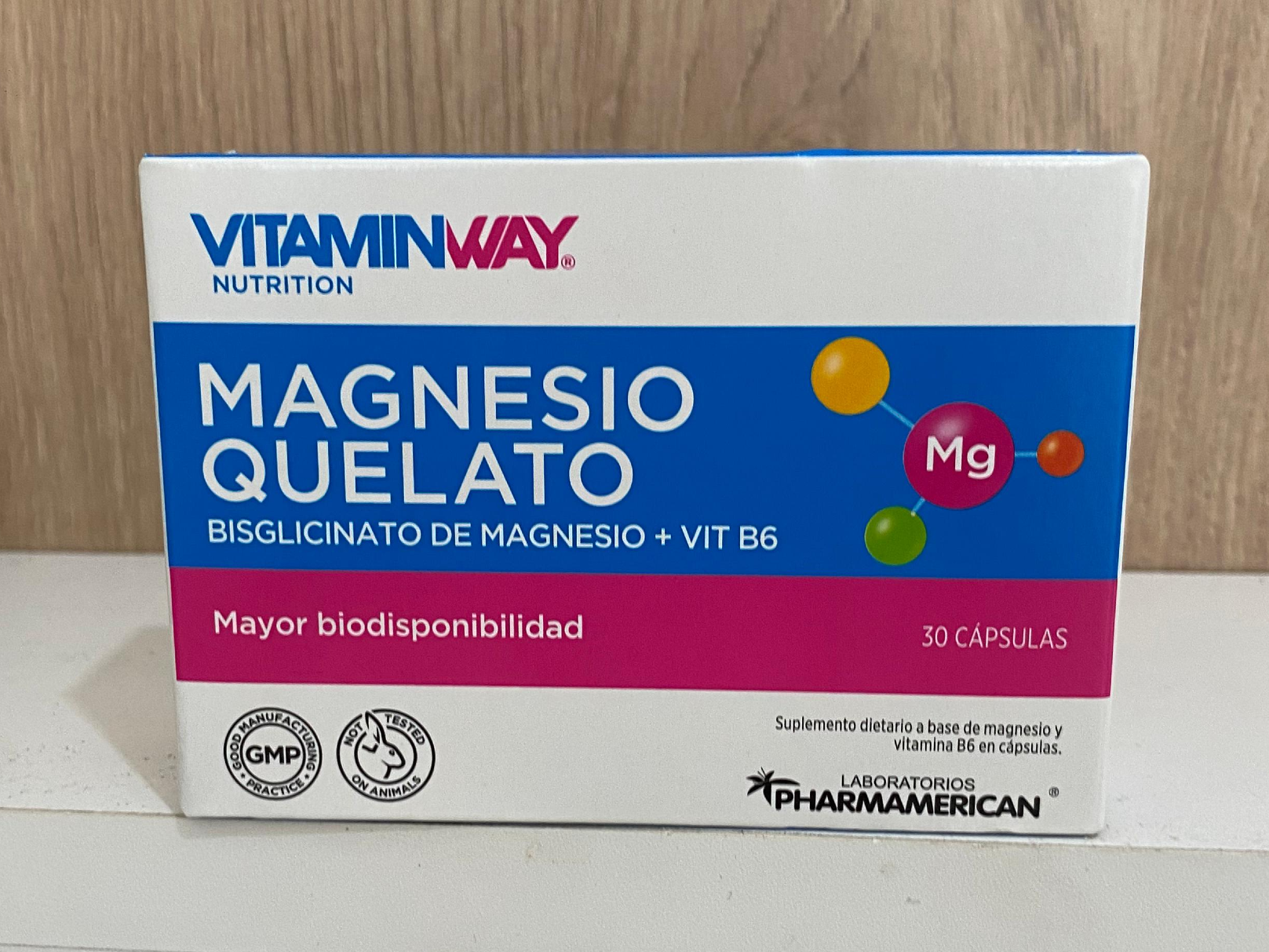 Magnesio Quelato x30 caps. Vitamin Way