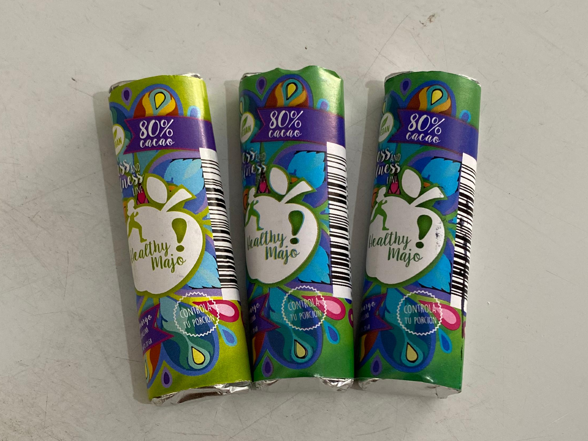 Chocolate 80% cacao mini barrita